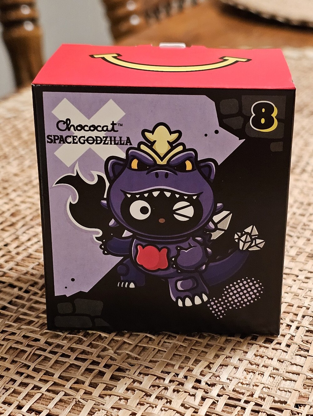 2016 McDonalds Hello Kitty & Friends / Godzilla #8 Chococat / Spacegodzilla NIB